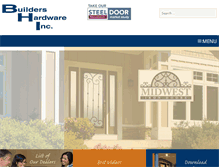 Tablet Screenshot of buildershardwareflorida.com